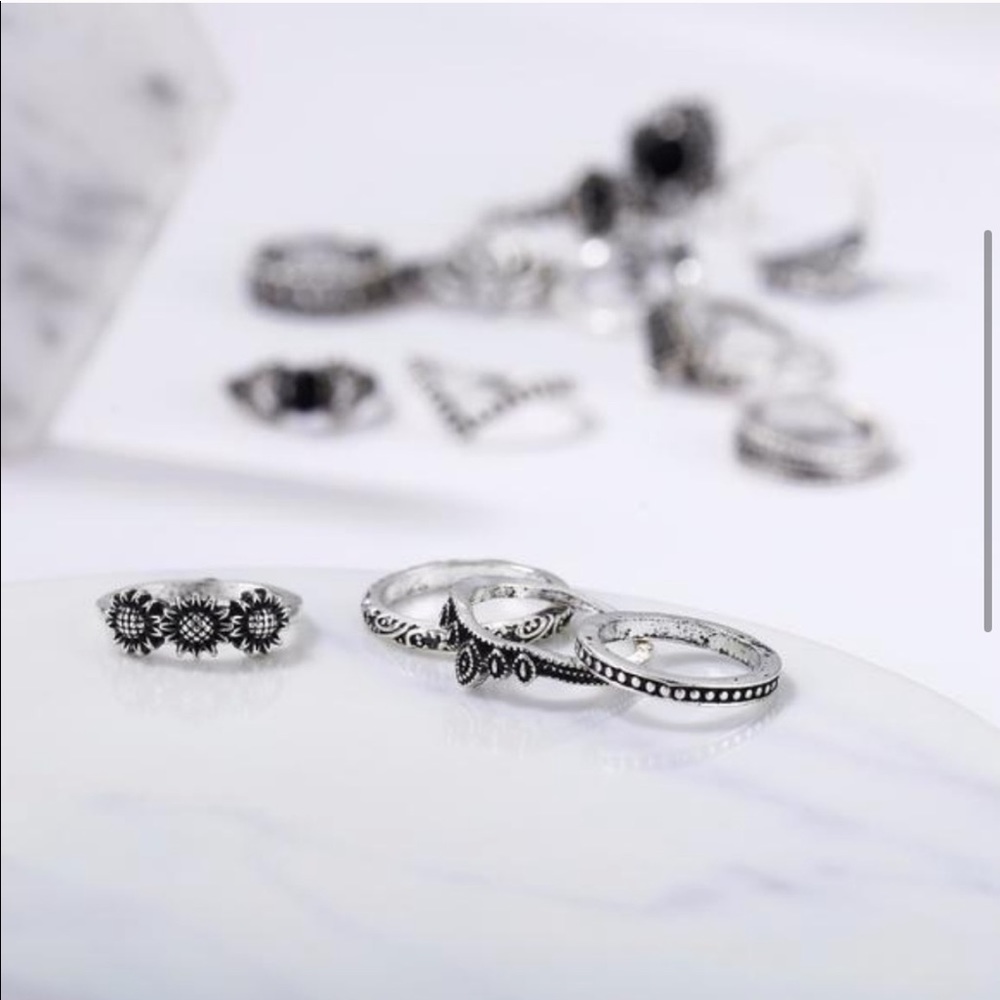 ♛ Ártemis Midi Rings Set - Picture 6 of 8